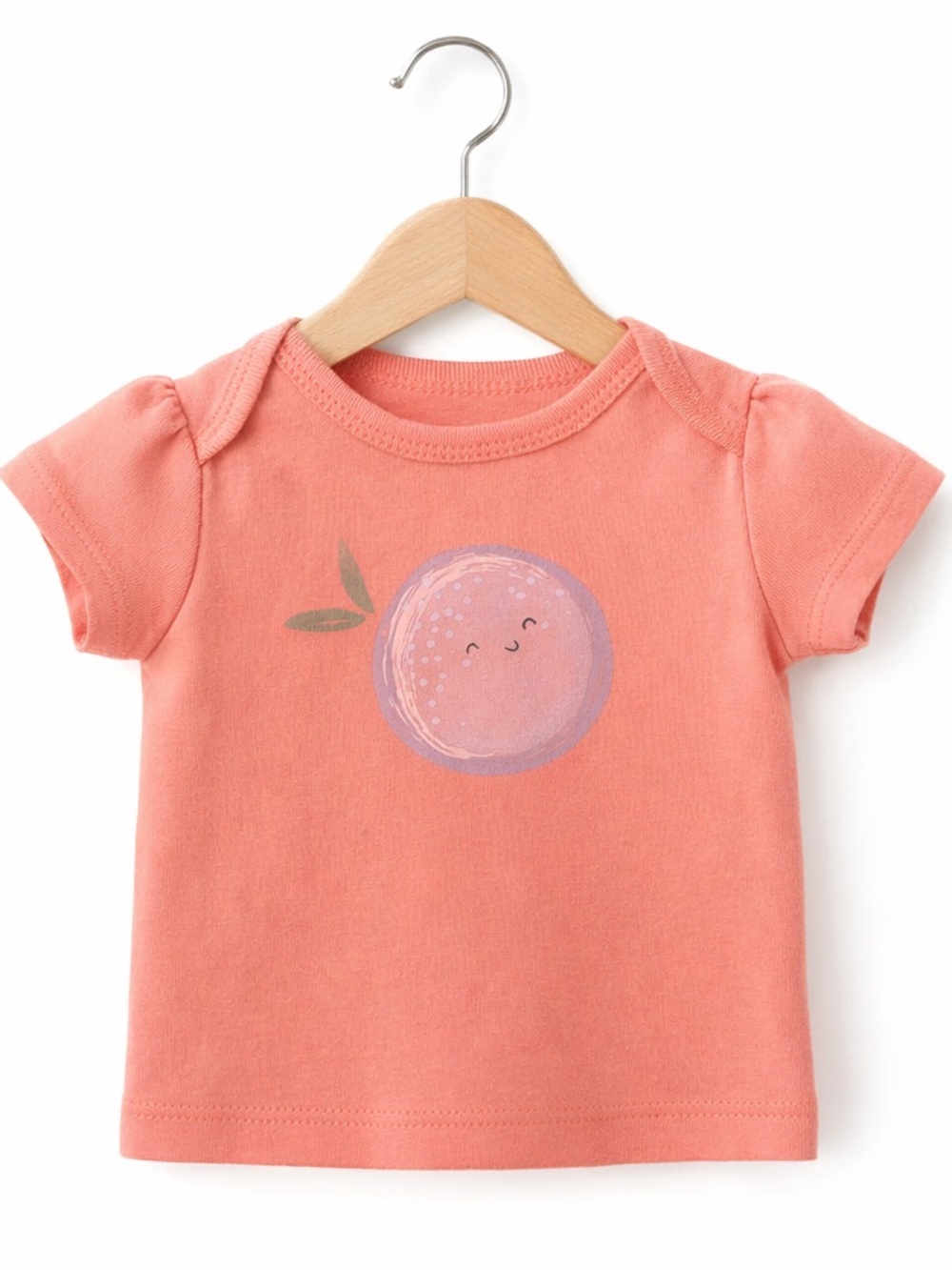 10/$15 Carter's Cute Peach Print T-Shirt Size Newborn